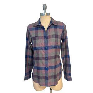 The North Face Long Sleeve Trail Ready Plaid Shirt Size Small